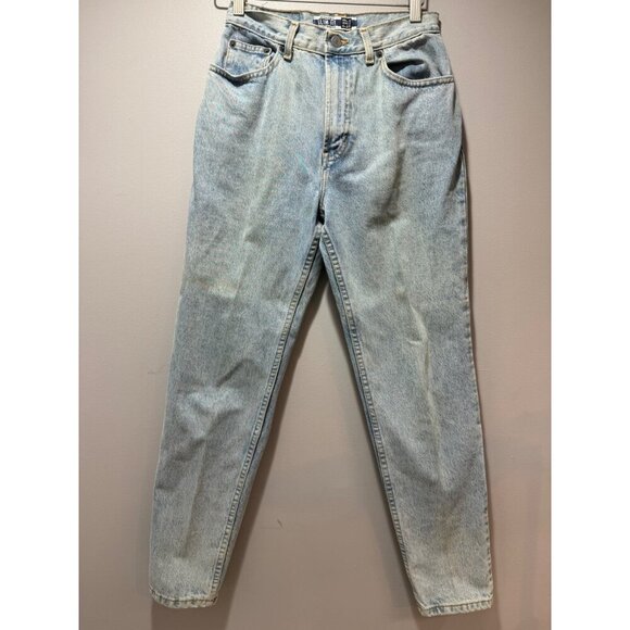 VINTAGE Gap Denim 90s Y2K Womens Size 6 Slim Fit Light Wash Fit Cotton Mom Jeans - Picture 1 of 7